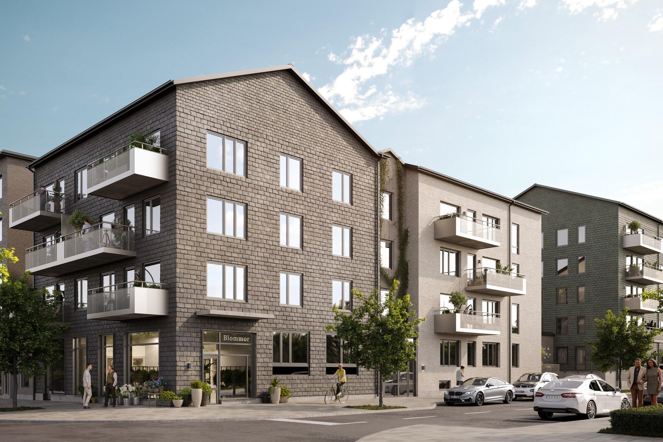 Seniorgårdens byggnad i Upplands Väsby